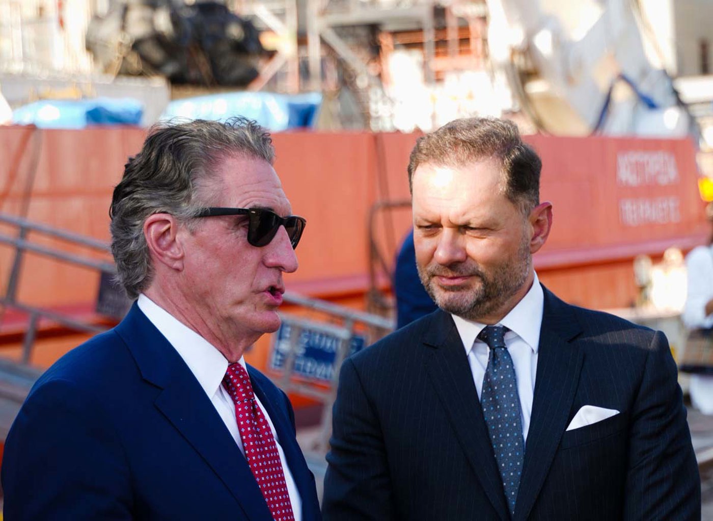 Visit of U.S. Secretary of the Interior Doug Burgum to ONEX Elefsis Shipyards